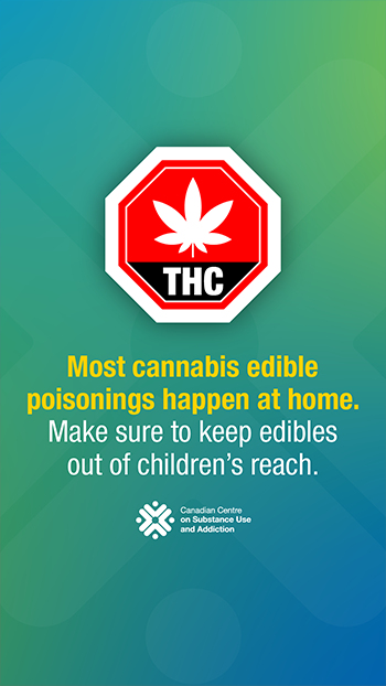 Warning label: Most cannabis edible poisonings happen at home.