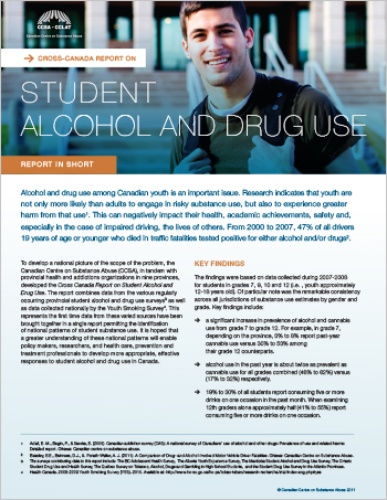 Cross-Canada Report on Student Alcohol and Drug Use (Report in Short)