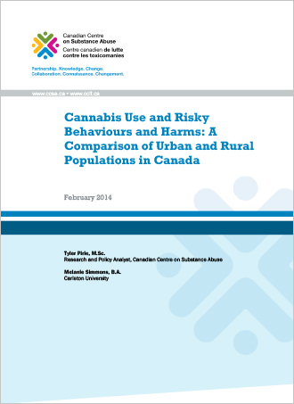 Cannabis Use and Risky Behaviours and Harms: A Comparison of Urban and Rural Populations in Canada