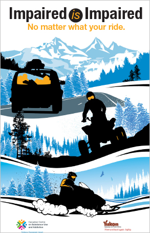 Impaired is Impaired: No Matter What Your Ride [winter poster]