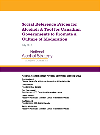 Social Reference Prices for Alcohol: A Tool for Canadian Governments to Promote a Culture of Moderation