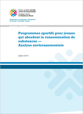 Programmes sportifs pour jeunes qui abordent la consommation de substances — Analyse environnementale