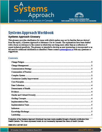 Systems Approach Workbook: Systems Approach Glossary