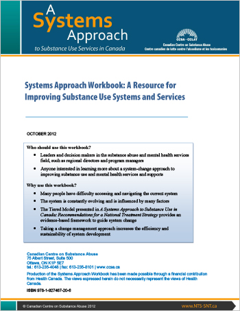 Systems Approach Workbook: A Resource for Improving Substance Use Systems and Services