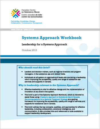 Systems Approach Workbook: Leadership for a Systems Approach