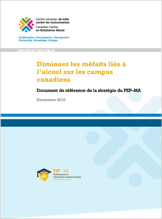 Diminuer les méfaits liés à l’alcool sur les campus canadiens : document de référence de la stratégie du PEP–MA