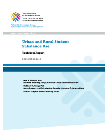 Urban and Rural Student Substance Use (Technical Report)