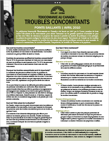 Troubles concomitants : Points saillants