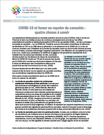 Coronavirus : fumer du cannabis aggrave les risques, même pour les  consommateurs occasionnels