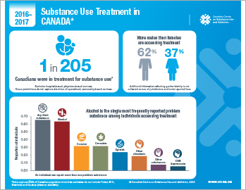Substance Use Treatment in Canada 2016–2017 [infographic]