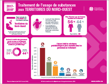 Traitement de l’usage de substances aux Territoires du Nord-Ouest en 2017–2018 [infographie]