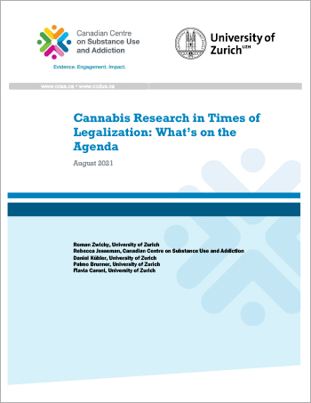 Cannabis Research in Times of Legalization: What’s on the Agenda