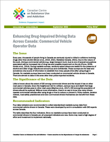 Enhancing DID data across Canada - Commercial Vehicle Operator data