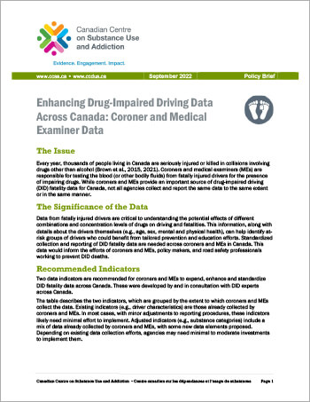 Enhancing DID data across Canada - Coroner and medical examiner data