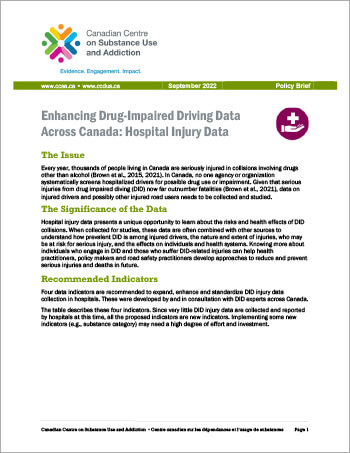 Enhancing DID data across Canada - Hospital injury data