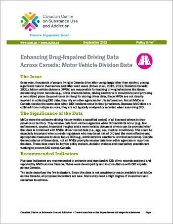 Enhancing DID data across Canada - Motor vehicle division data
