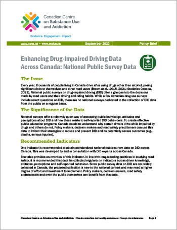 Enhancing DID data across Canada - National public survey data