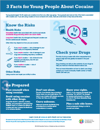 3 Facts for youth about cocaine