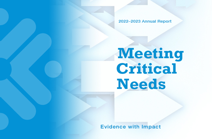 2023 Annual Report - Meeting Critical Needs