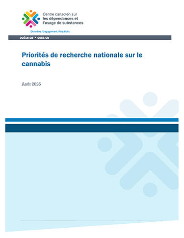 Priorités de recherche nationale sur le cannabis