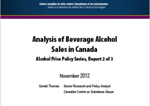Analysis of Beverage Alcohol Sales in Canada