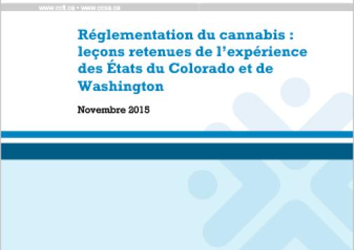 Réglementation du cannabis : leçons retenues de l’expérience des États du Colorado et de Washington