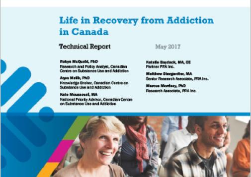 Life in Recovery from Addiction in Canada (Technical Report)