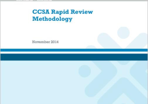 CCSA Rapid Review Methodology