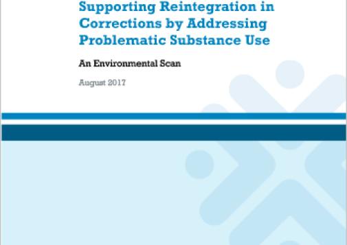 Supporting Reintegration in Corrections by Addressing Problematic Substance Use: An Environmental Scan