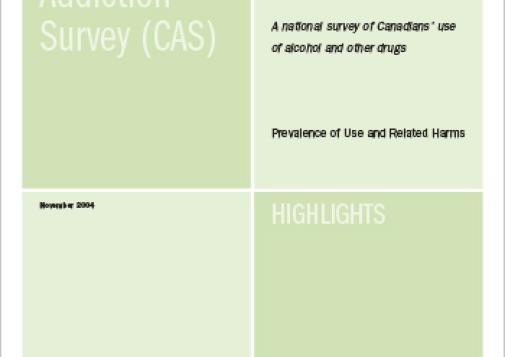 Canadian Addiction Survey (CAS): A National Survey of Canadians' Use of Alcohol and Other Drugs: Prevalence of Use and Related Harms: Highlights