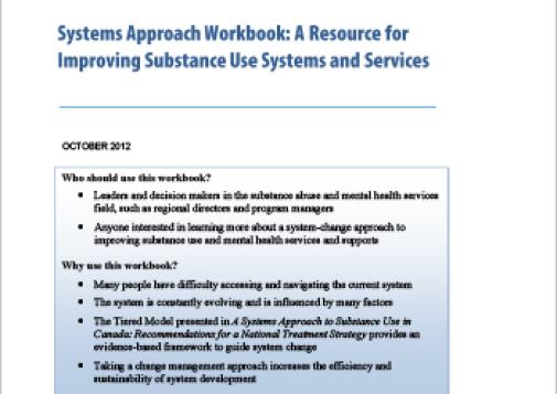 Systems Approach Workbook: A Resource for Improving Substance Use Systems and Services