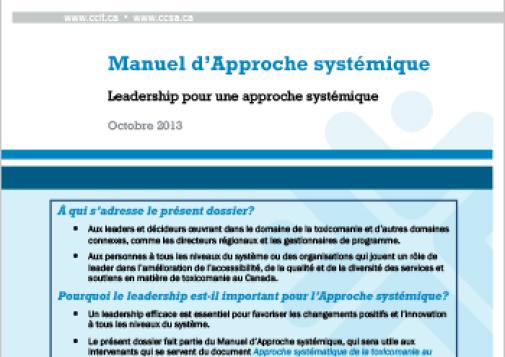 Manuel d'Approche systémique : Leadership pour une approche systémique