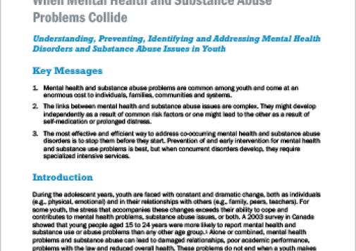 When Mental Health and Substance Abuse Problems Collide (Topic Summary)