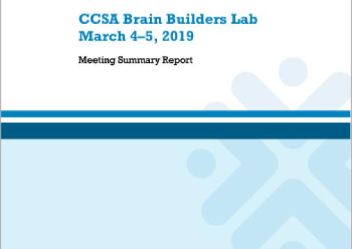 CCSA Brain Builders Lab, March 4–5, 2019: Meeting Summary Report
