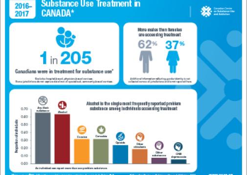 Substance Use Treatment in Canada 2016–2017 [infographic]