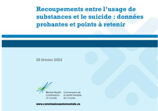 Recoupements entre l’usage de substances et le suicide : données probantes et points à retenir