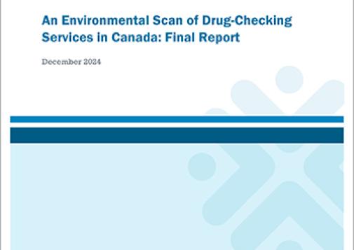 Drug Checking Environmental Scan Report Cover
