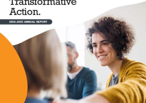 Annual Report Cover - Trusted Insight, Transformative Action