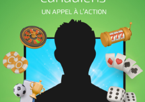 Affice Les jeux d'argent en ligne chez les jeunes adultes canadiens