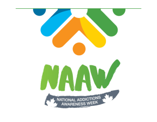 National Addictions Awareness Week logo. 