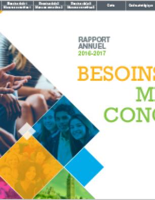 Besoins réels – Mesures concrètes : Rapport annuel du CCDUS, 2016-2017