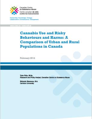 Cannabis Use and Risky Behaviours and Harms: A Comparison of Urban and Rural Populations in Canada