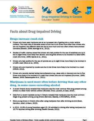 Facts about Drug-Impaired Driving