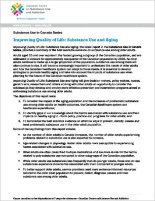 Improving Quality of Life: Substance Use and Aging (Overview)
