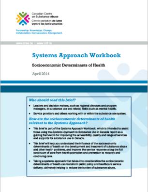 Systems Approach Workbook: Socioeconomic Determinants of Health