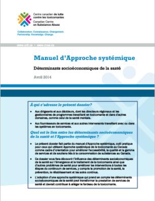 Manuel d’Approche systémique : Déterminants socioéconomiques de la santé