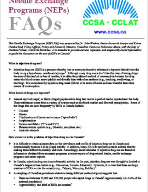 Needle Exchange Programs (NEPs) FAQs