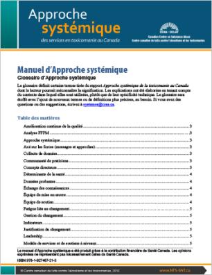 Manuel d’Approche systémique : Glossaire d’Approche systémique