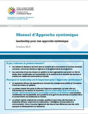 Manuel d'Approche systémique : Leadership pour une approche systémique