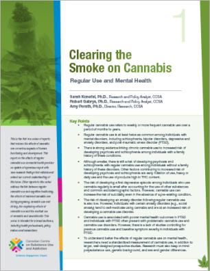 Clearing the Smoke on Cannabis: Regular Use and Mental Health